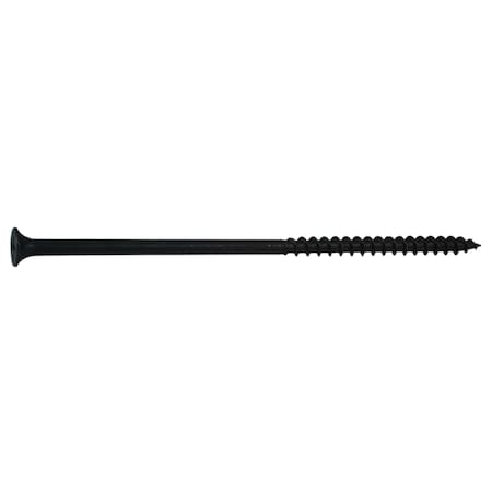 Buildright Drywall Screw, #10 x 5 in, Steel, Flat Head Phillips Drive, 38 PK 52626